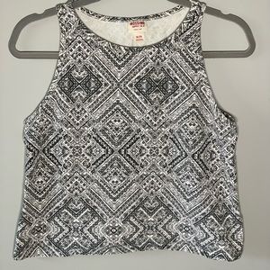 Aztec Design Crop Top